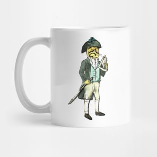 Captain Cat with a Sextant Mug